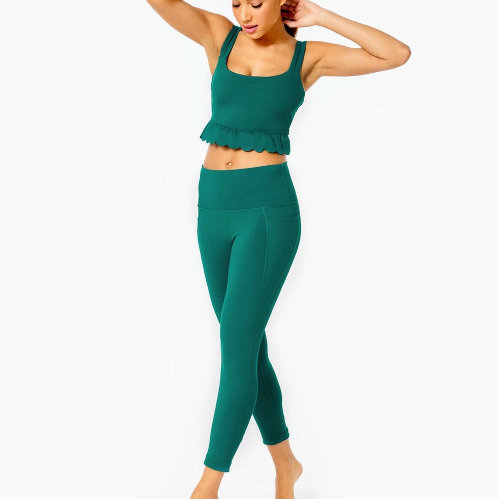 Lilly Pulitzer Hosta Green Leggings
